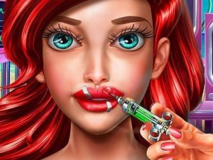 Mermaid Lips Injections Makeover Game