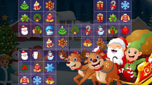 Christmas Connect Deluxe Tile Match