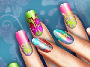 Floral Realife Manicure Online Game