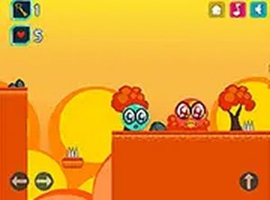 Green Ball Po Platformer Game