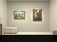Escape from the Mysterious Gallery Puzzle Game