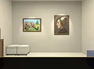 Escape from the Mysterious Gallery Puzzle Game