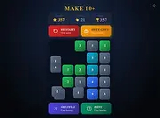 Make 10+ Math Puzzle Game